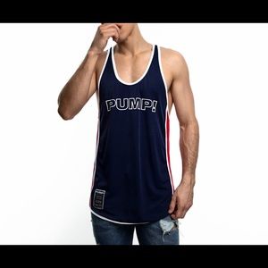 PUMP! Underwear Men’s Medium Varsity Deep Tank